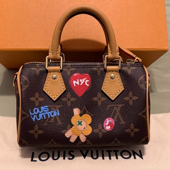 New LOUIS VUITTON 57th Street NYC Nano Speedy Exclusive Limited Edition Bag - Picture 5 of 16
